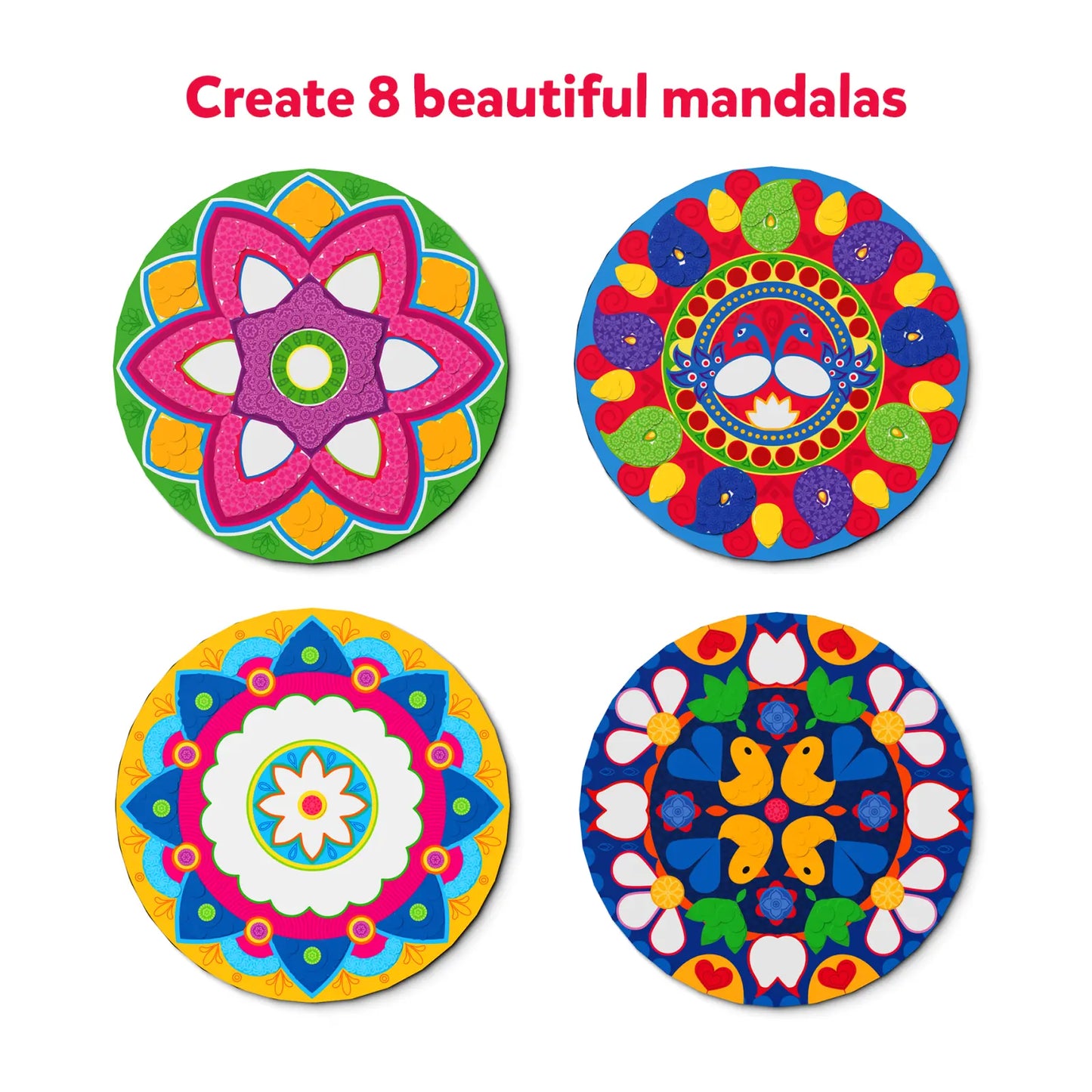 Dot it! Mandala art | No mess sticker art (ages 3-7)
