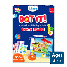 Dot It Photo Frames No Mess Sticker Art Kit for Kids ages 3 to 7