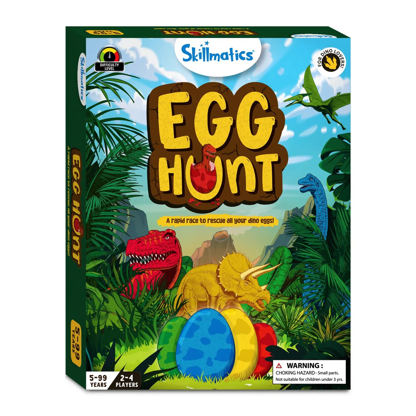 Egg Hunt : Dinosaur Themed | Memory & Strategy Game (ages 5+)