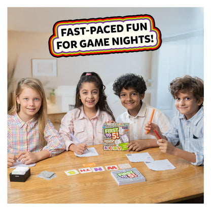 First to 5 | Quick Category Game with a Twist (ages 8+)