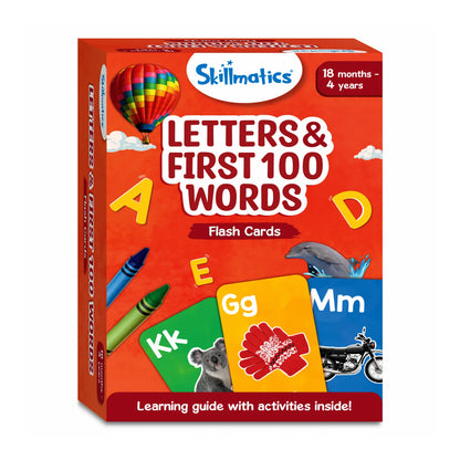 Flash Cards for toddlers: Letters & First 100 Words (ages 1-4)