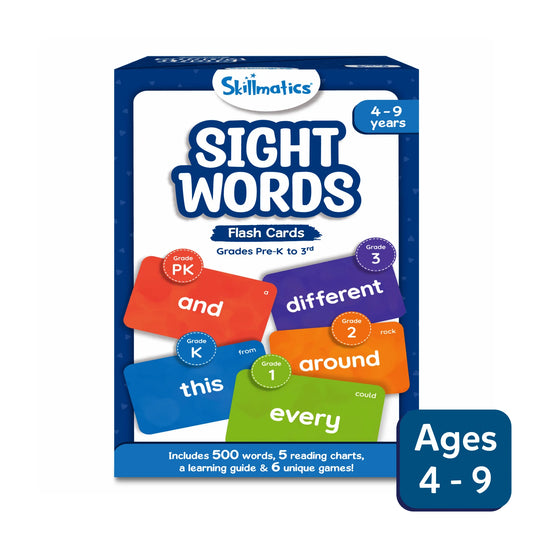 Sight Words | Flash Cards (ages 4-9)