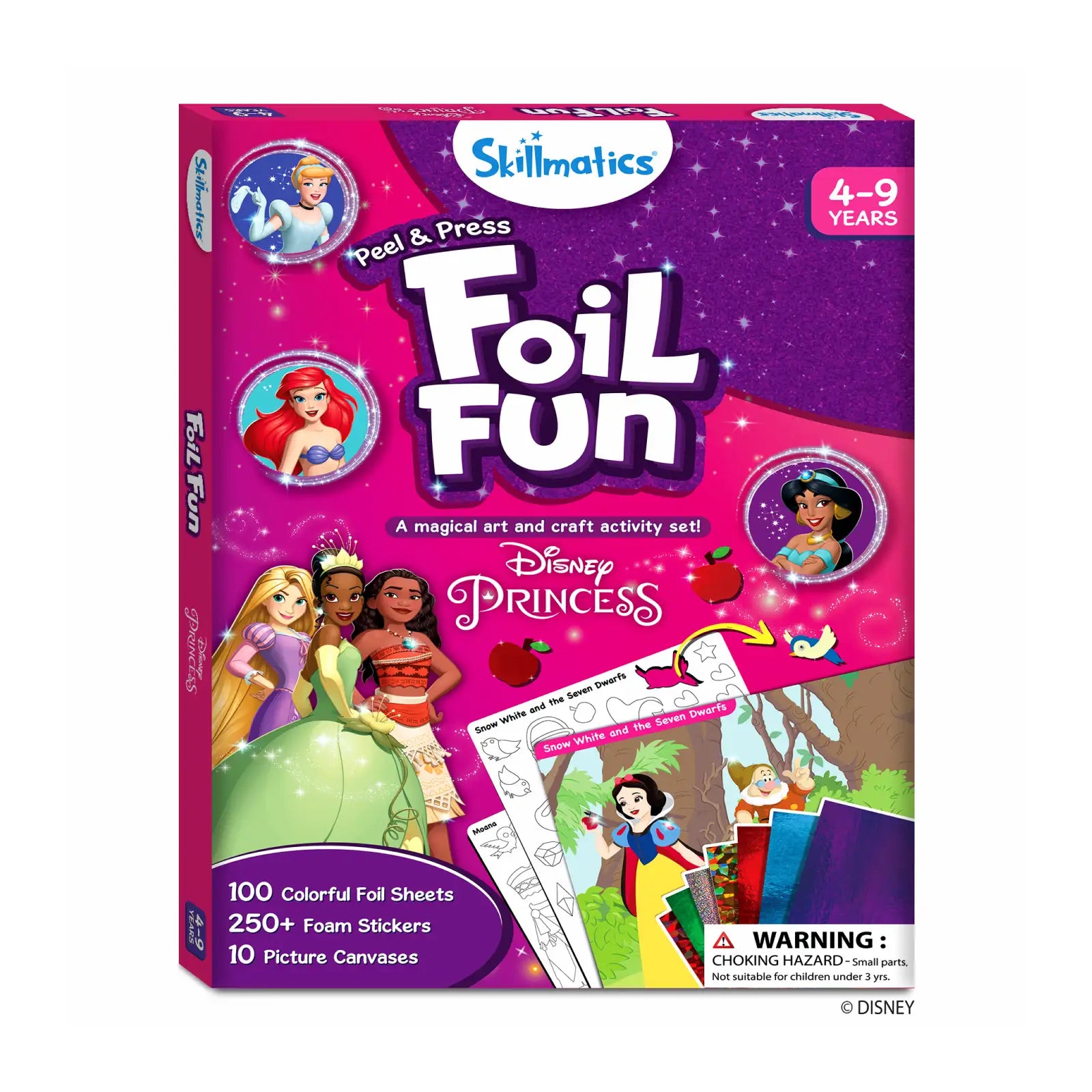 Foil Fun: Disney Princess |  No Mess Art Kit (ages 4-9)