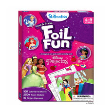 Disney Princess foil art kit for kids ages 4 to 9 in Foil Fun No Mess Art Kit