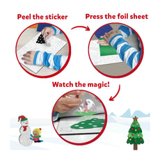 Foil art craft kit from Foil Fun Holiday Magic for kids ages 4 to 9
