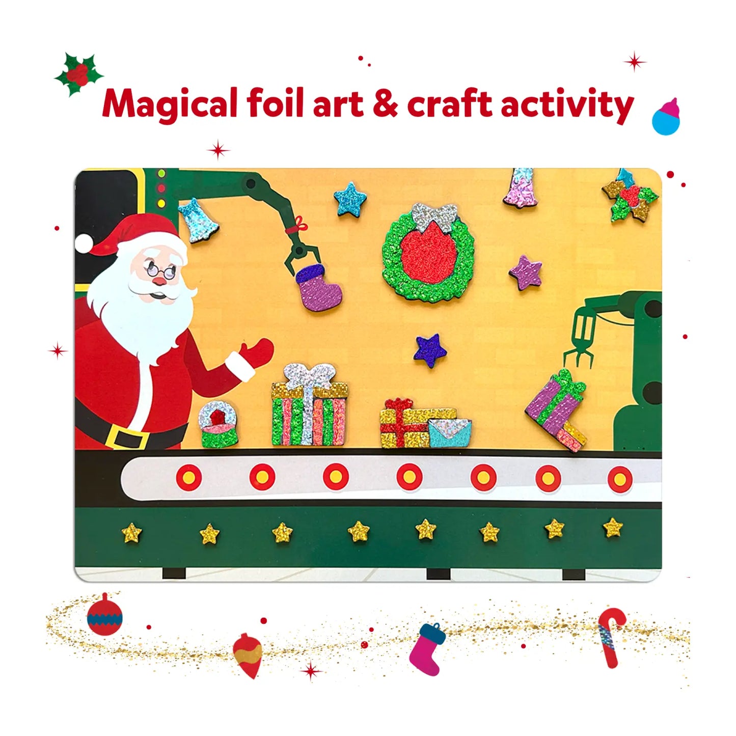 Foil Fun: Holiday Magic  No Mess Art Kit (ages 4-9) – Skillmatics