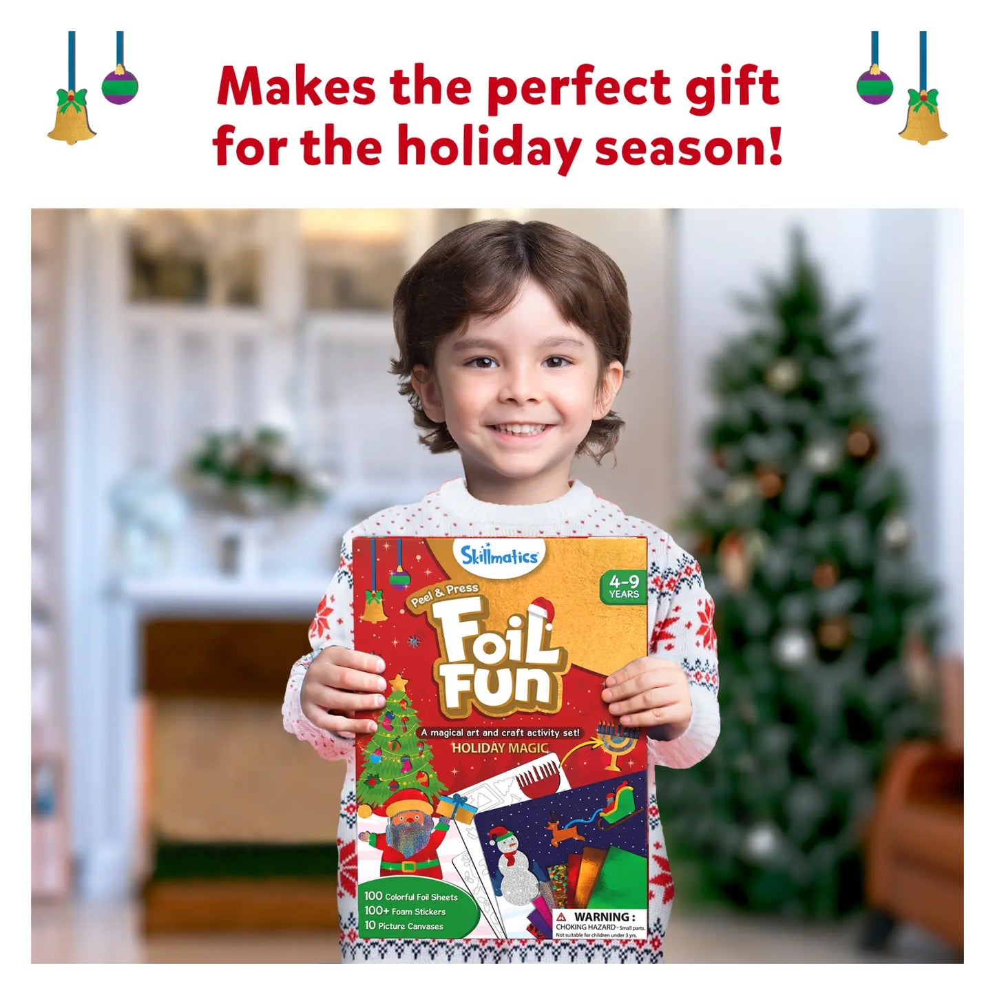 Foil Fun: Holiday Magic | No Mess Art Kit (ages 4-9)