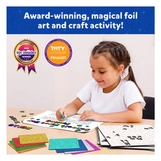 Foil Art and Craft Activity Set from Foil Fun Letter and Number Stickers for ages 5+