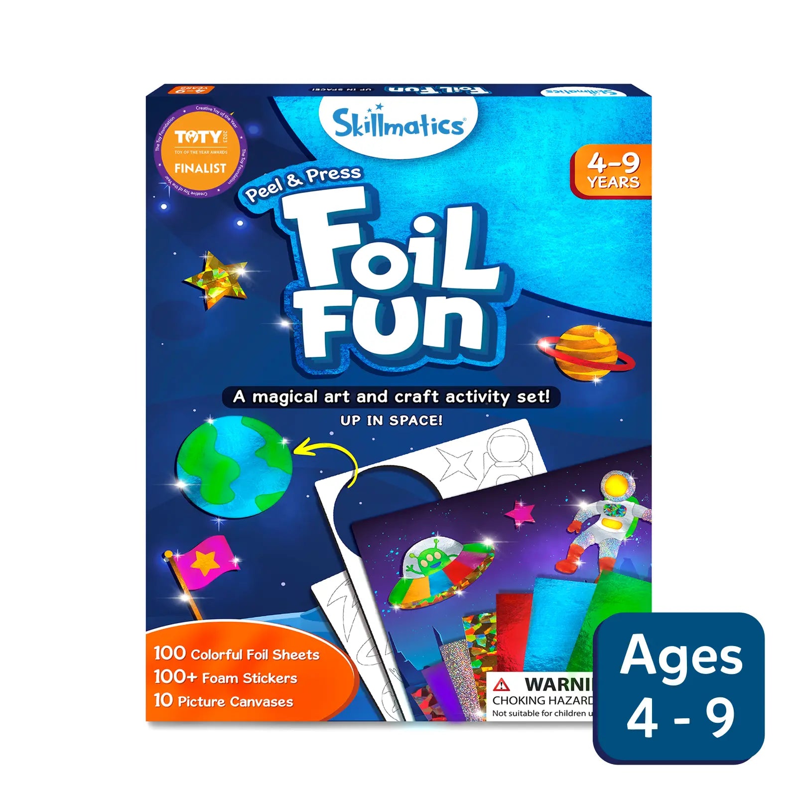 Fun Kit Fun Kit Foil Fun: Up in Space | No Mess Art Kit (ages 4-9) – Skillmatics
