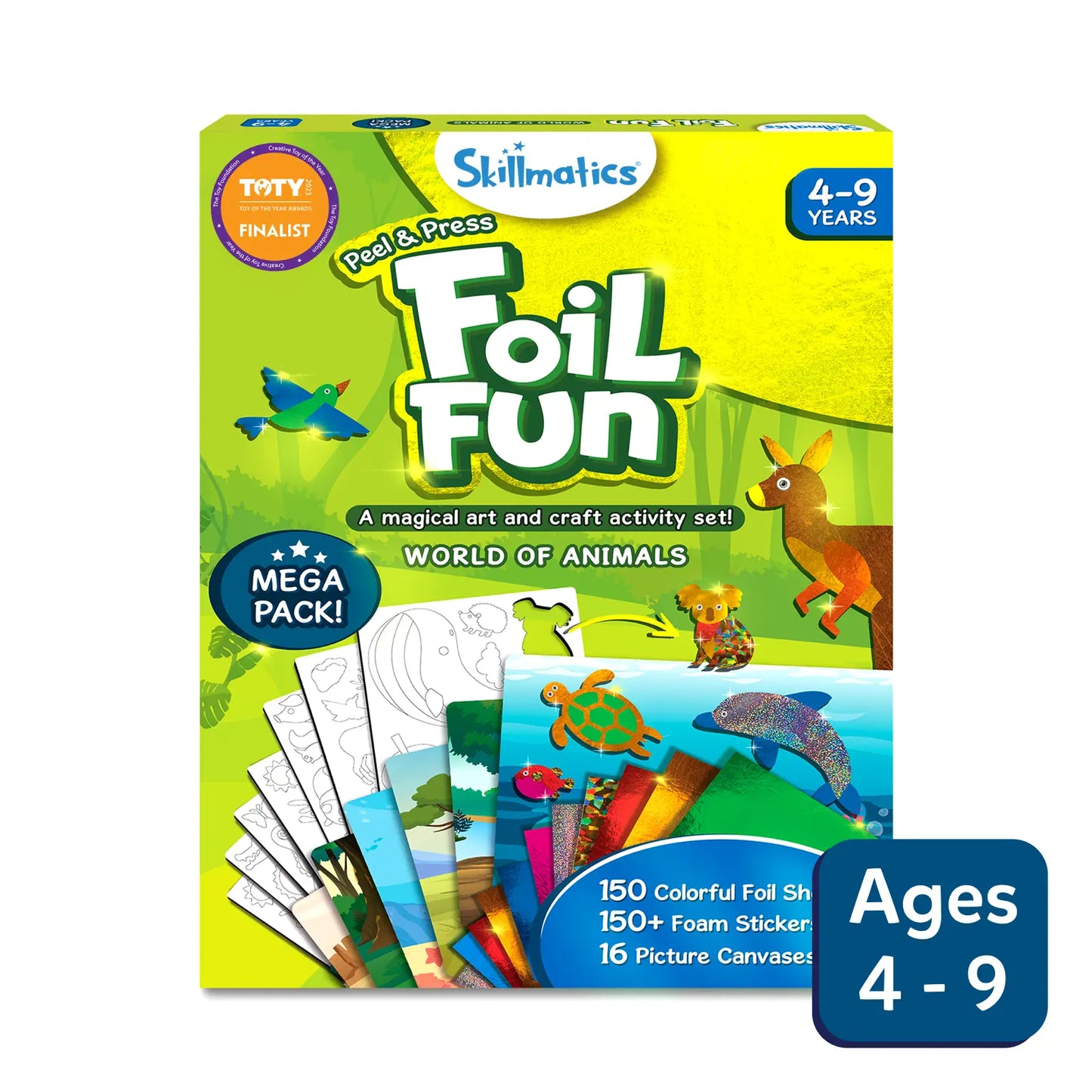 Foil Fun: World Of Dinosaurs | No Mess Art Kit (ages 4-9)