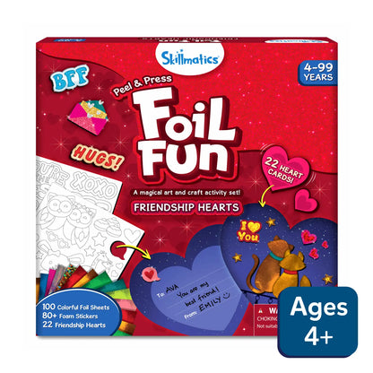 Foil Fun: Friendship Hearts | No Mess Art Kit (ages 4+)