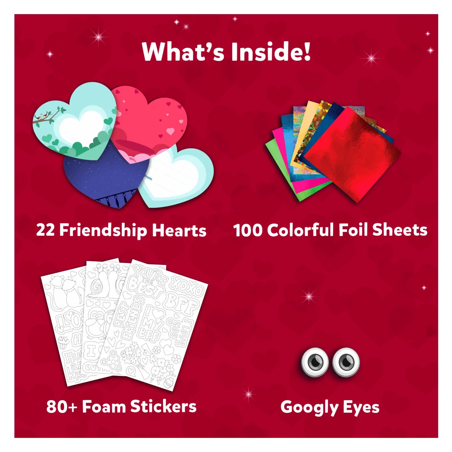 Foil Fun: Friendship Hearts | No Mess Art Kit (ages 4+)