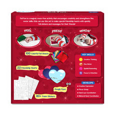 Foil Fun activity set box from Foil Fun Friendship Hearts No Mess Art Kit for kids 4+