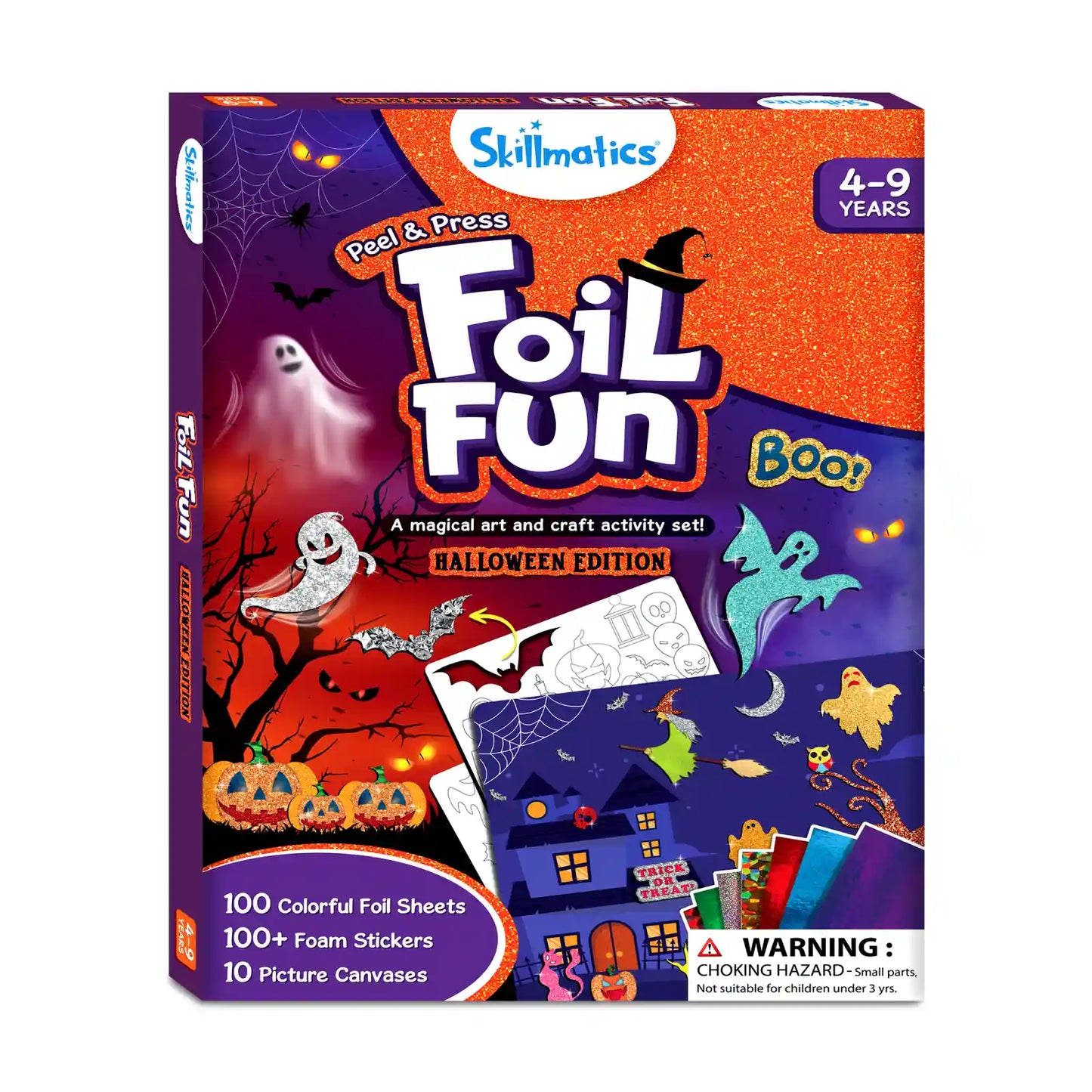 Foil Fun: Halloween Edition |  No Mess Art Kit (ages 4-9)