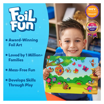 Foil Fun: Bugs & Butterflies |  No Mess Art Kit (ages 4-9)