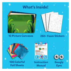 Skillmatics Foil Fun craft kit with bugs and butterflies for kids ages 4-9
