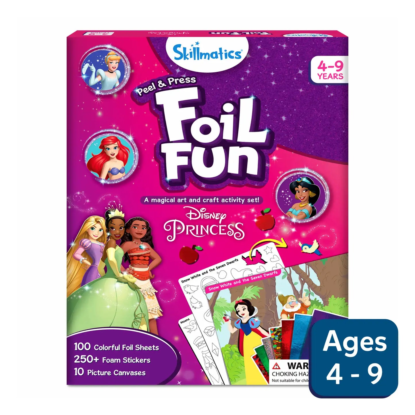 Disney Princess foil art kit for creative crafting and coloring projects