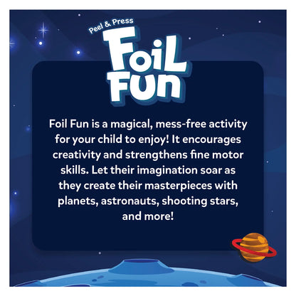 Foil Fun: Up in Space |  No Mess Art Kit (ages 4-9)
