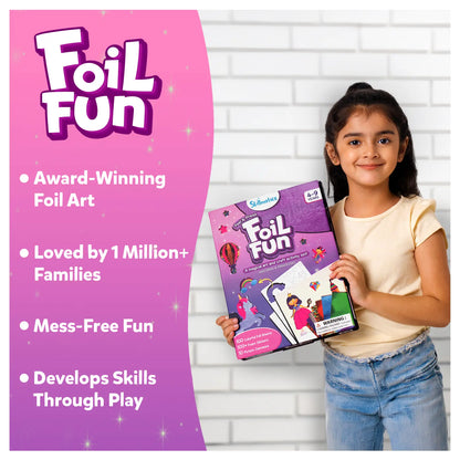 Foil Fun: Unicorn & Princess |  No Mess Art Kit (ages 4-9)