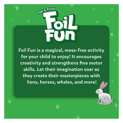 Foil Fun: World Of Animals |  No Mess Art Kit (ages 4-9)