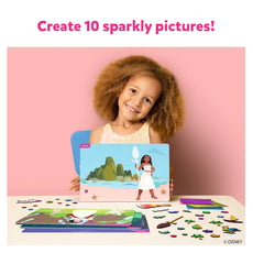 Moana sparkly picture craft kit from Foil Fun Disney Princess No Mess Art Kit