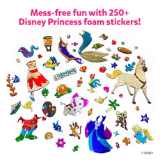 Disney Princess foam stickers from Foil Fun No Mess Art Kit for kids ages 4-9