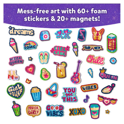 Foil Fun: Girl Power | No Mess Magnetic Art Kit (Ages 7-13)