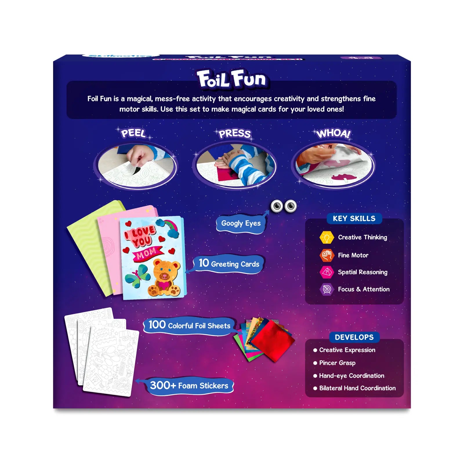 Foil Fun: Card Making Set | No Mess Art Kit (ages 4-9 Foil Fun: Card Making Set | No Mess Art Kit (ages 4-9