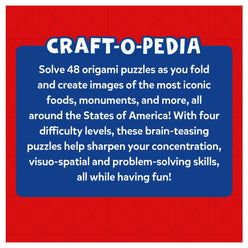 Origami puzzle description from Craft-O-Pedia All Around The USA Origami Puzzle Book