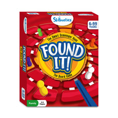 Found It Board Game box for smart scavenger hunt, ages 6 plus
