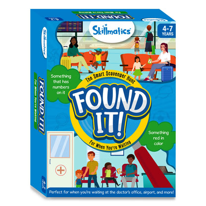 Found It! For When You're Waiting | Smart Scavenger Hunt Game (ages 4-7)
