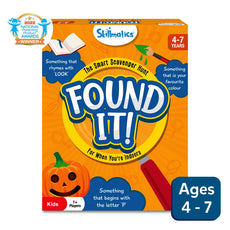 Found It Indoor Edition Smart Scavenger Hunt game box for kids age 4-7