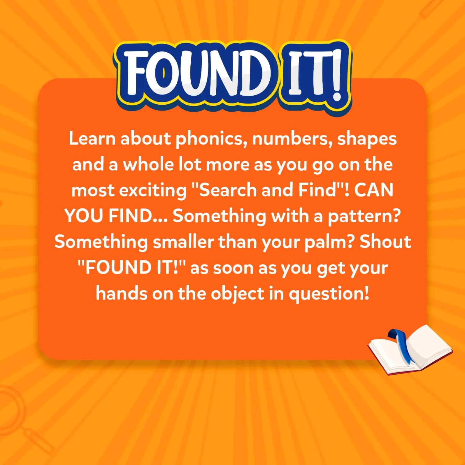 Found It! Indoor Edition | Smart scavenger hunt (ages 4-7)