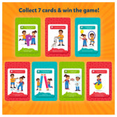 Illustrated game cards from Found It Indoor Edition Smart Scavenger Hunt for ages 4-7