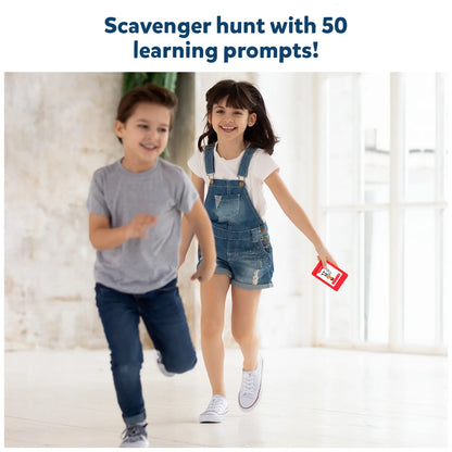 Children participating in a Found It Outdoor Edition smart scavenger hunt game
