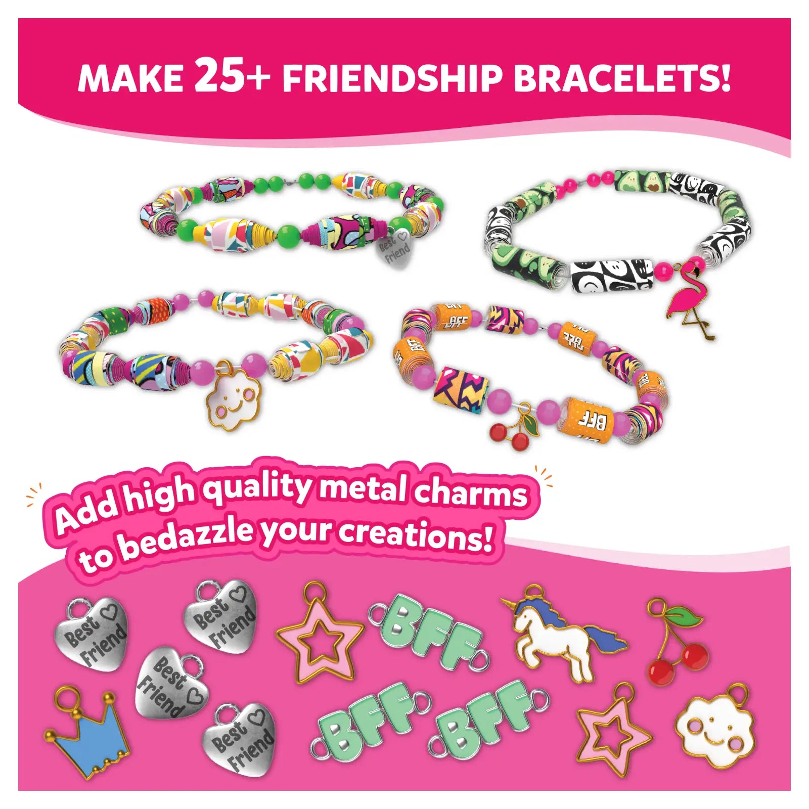 Roll-up Beads: Friendship Bracelets | DIY Jewelry Kit (ages 6-13)