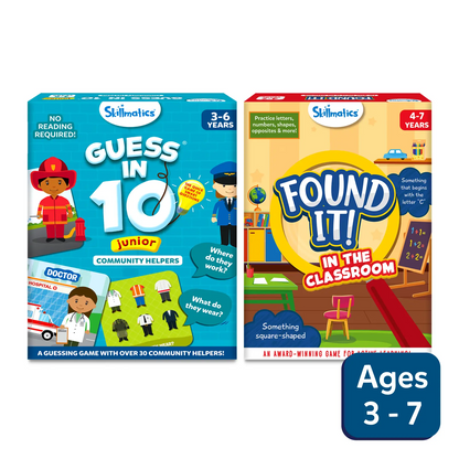 Educational board games Guess in 10 Junior and Found it for Classroom learning