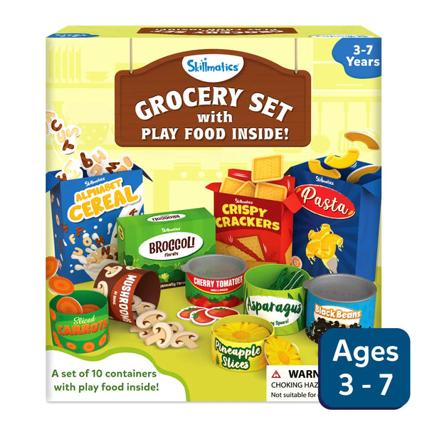 Grocery Set | Pretend Play Food Set (ages 3-7) – Skillmatics US