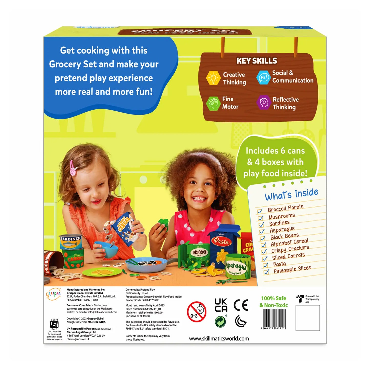 Grocery Set | Pretend Play Food Set (ages 3-7)