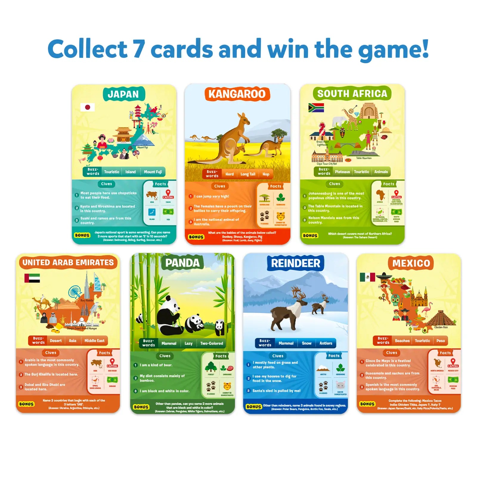 Guess in 10 Combo: Animal Planet + Countries of the World (ages 6+)