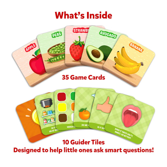 Guess in 10 Junior: Food We Eat! | Trivia card game (ages 3-6)