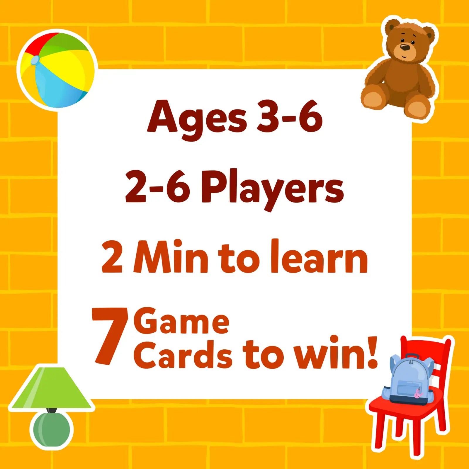 Guess in 10 Junior: Inside My House | Trivia card game (ages 3-6)