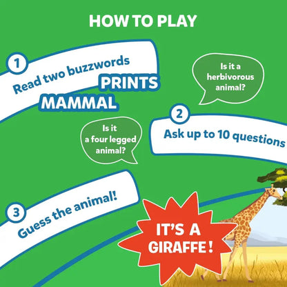 Guess in 10: Animal Planet | Trivia card game (ages 6+)