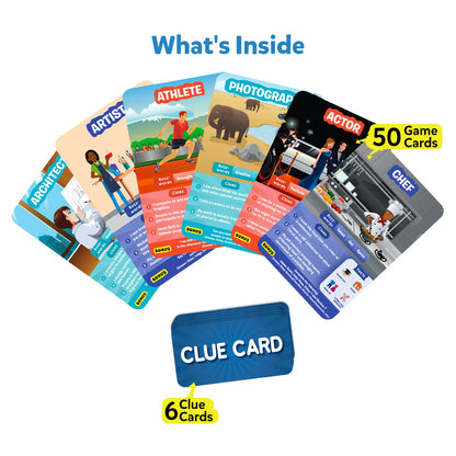 Guess in 10: Inspiring Professions | Trivia card game (ages 6+)