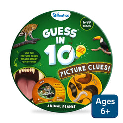 Guess in 10 animal planet trivia card game for kids ages 6 and up