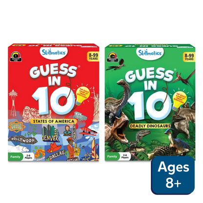 Guess in 10 Combo: States of America + Deadly Dinosaurs (ages 8+)