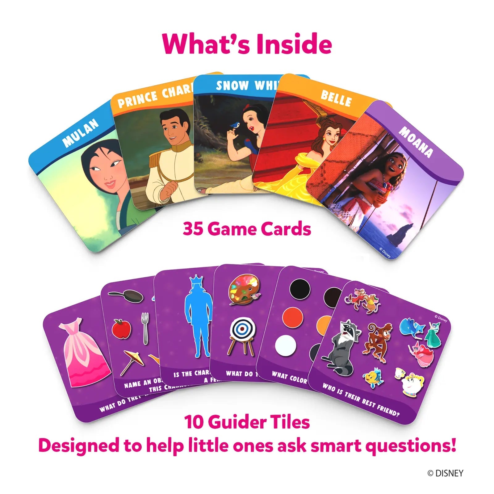 Guess in 10 Junior: Disney Princess Trivia card game (ages 3-6)