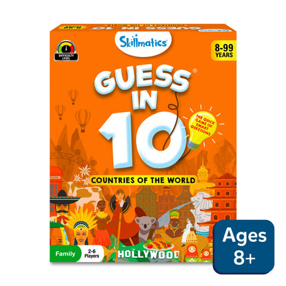 Guess in 10: Countries Of The World | Trivia card game (ages 8+)