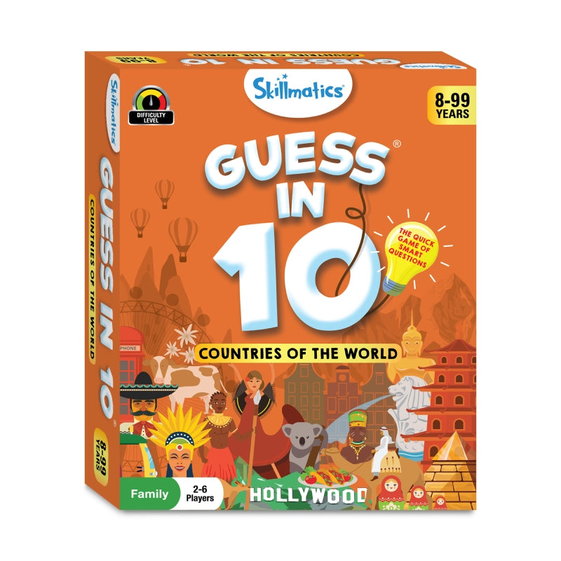 Guess in 10: Countries Of The World | Trivia card game (ages 8+)