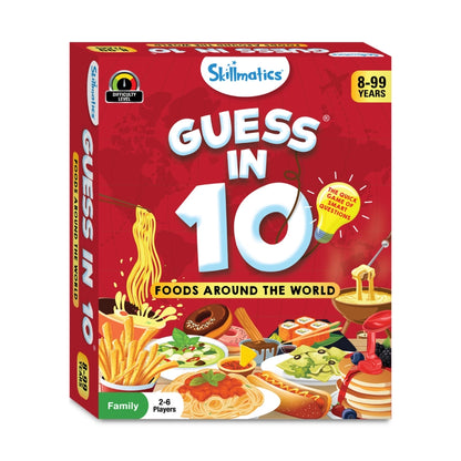 Guess in 10: Foods Around The World | Trivia card game (ages 8+)